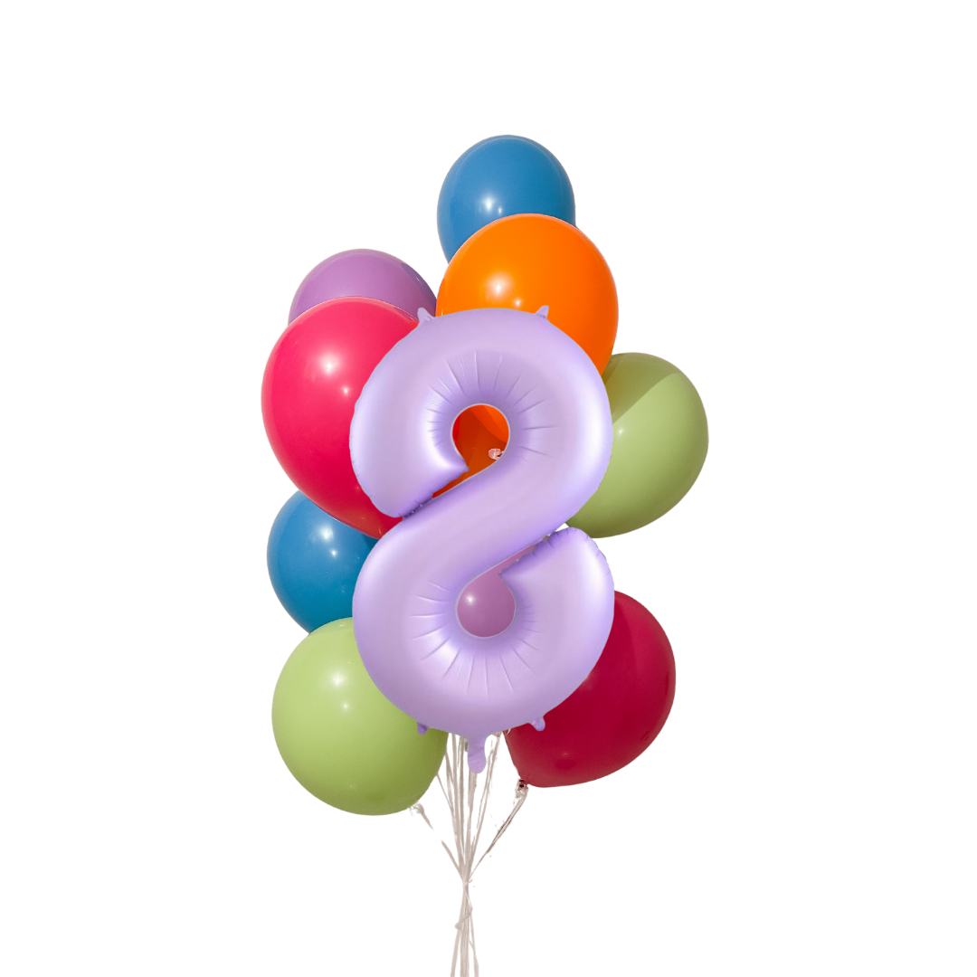 Disco - Number Balloon Cluster Kit