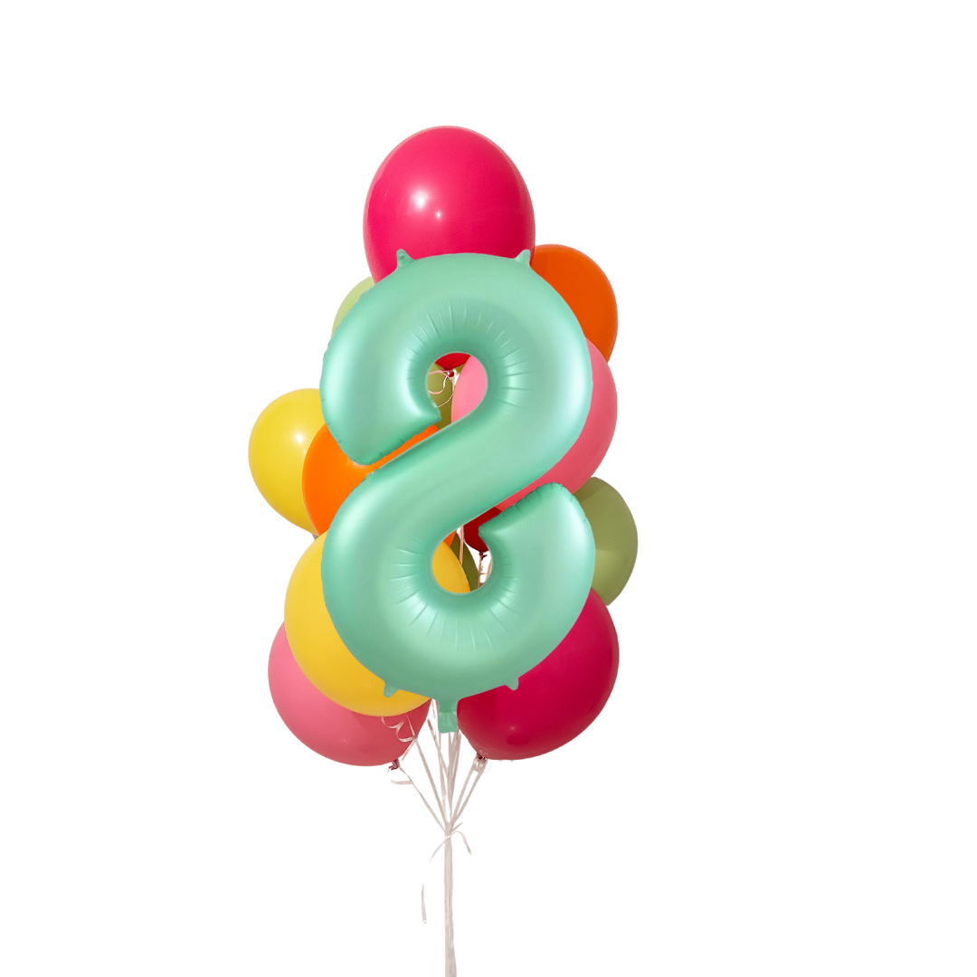 Tutti Frutti - Number Balloon Cluster Kit