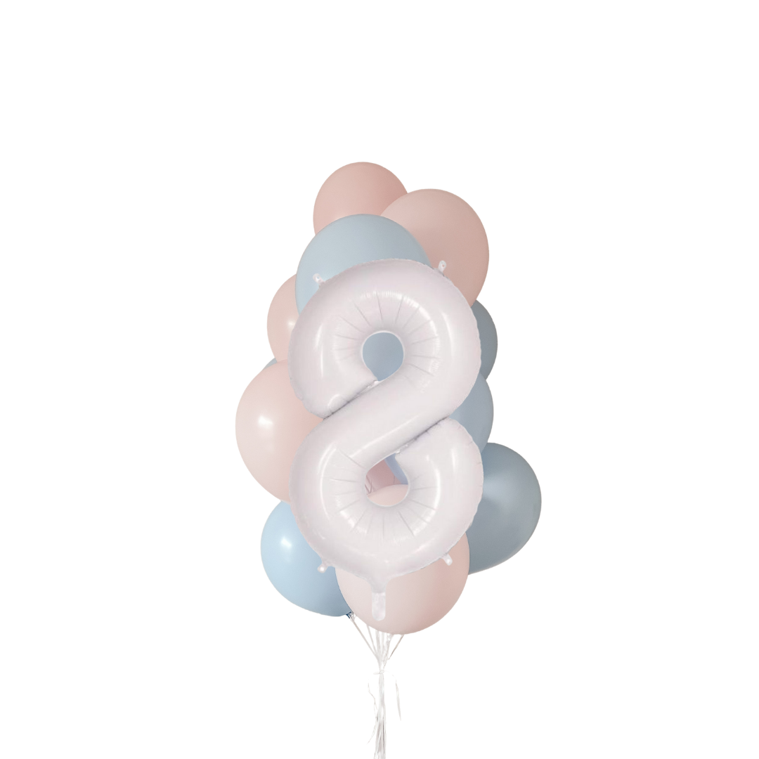 Cotton Candy Dream - Number Balloon Cluster Kit